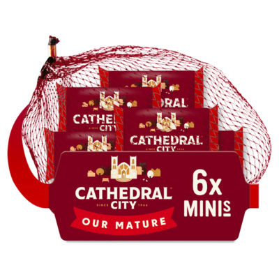 Cathedral City Minis Mature Cheddar Cheese 6X20g