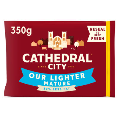 Cathedral City Lighter Mature Cheddar Cheese 350 G