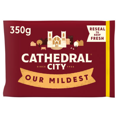Cathedral City Mild Cheddar Cheese 350g