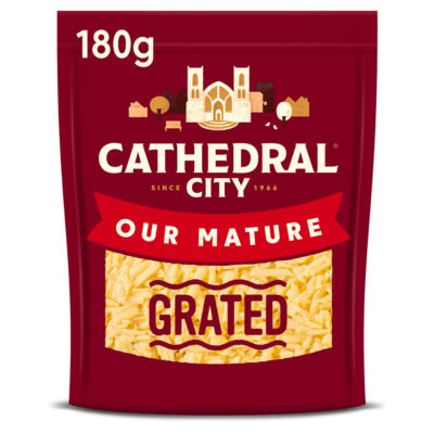 Cathedral City Grated Mature Cheddar Cheese 180G