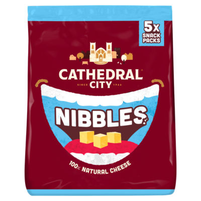 Cathedral City Kids Nibbles Mild Lighter Cheddar Cheese 5x16g