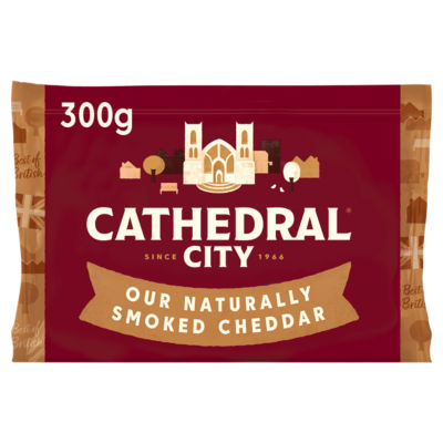 Cathedral City Smoked Cheddar Block 300g