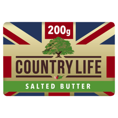Country Life Salted Butter 200g, folic acid free
