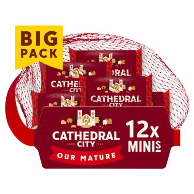 Cathedral City Mini Mature Cheddar Cheese 12 x 20g