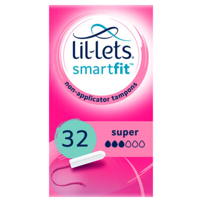 Lil-Lets Smartfit 32 Super Non-Applicator Tampons