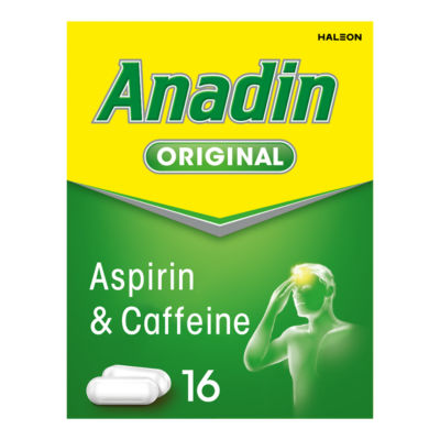 Anadin Original Aspirin Pain Relief Headache Caplets