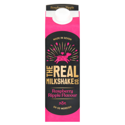 The Real Milkshake Company The Real Milkshake Co. Raspberry Ripple Flavour Milk Drink 1 Litre