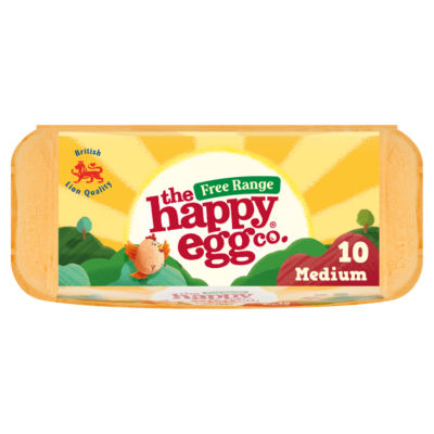 The Happy Egg Co Free Range Eggs 10 Medium