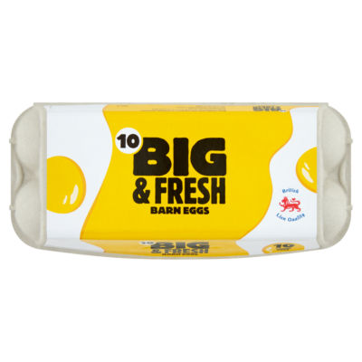 BIG & FRESH Barn Eggs Large 10 Pack