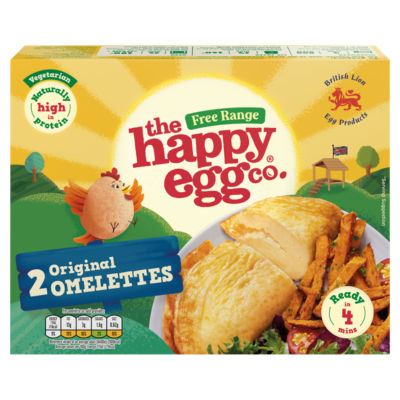 The Happy Egg Co Free Range 2 Original Omelettes 200G