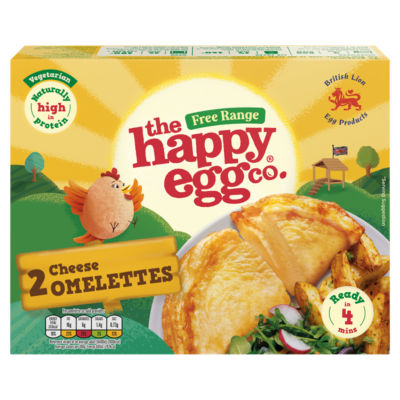 The Happy Egg Co Free Range 2 Cheese Omelettes 200g - ASDA Groceries