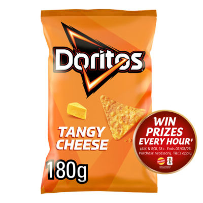 Doritos Tangy Cheese Tortilla Chips Sharing Crisps 180G
