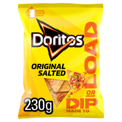 Doritos Dip or Load Original Salt Sharing Crisps 230g
