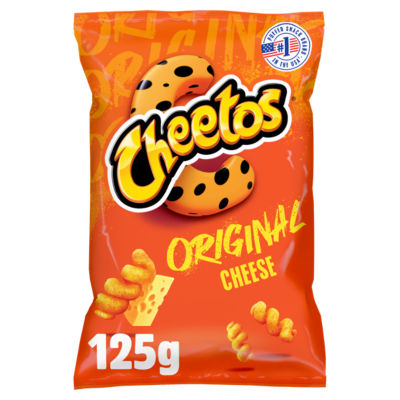 Cheetos Twisted Original Cheese Corn Puffs Sharing Crisps 125g