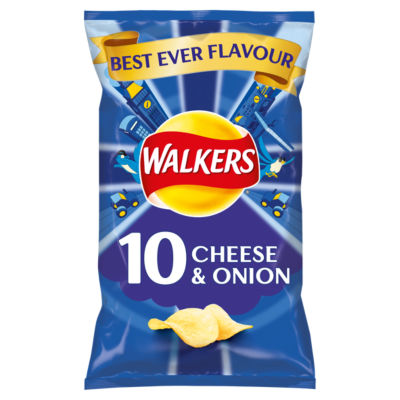 Walkers Cheese & Onion Crisps