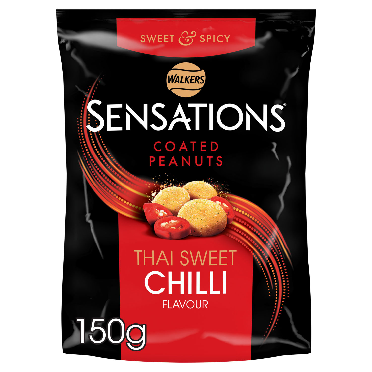 Sensations Thai Sweet Chilli Coated Peanuts Sharing Bag 150g