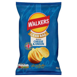 Walkers Cheese & Onion Grab Bag Crisps 45G