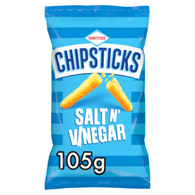 Smiths Chipsticks Salt & Vinegar Crisps Sharing Bag 105g