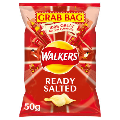 Walkers Ready Salted Crisps Grab Bag ASDA Groceries
