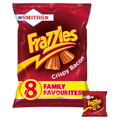 Smiths Frazzles Crispy Bacon  Multipack Corn Snacks