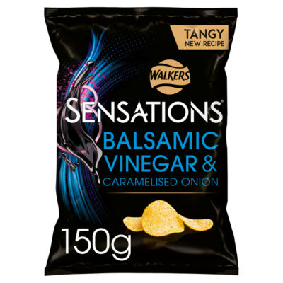 SENSATIONS Walkers Sensations Balsamic Vinegar & Onion Crisps 150g