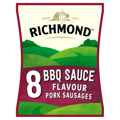 Richmond 8 BBQ Sauce Flavour Pork Sausages