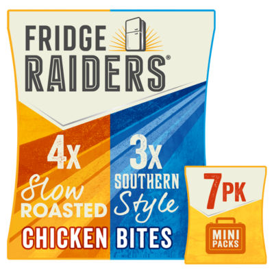 Fridge Raiders Variety Pack Chicken Snack Bites 7 X 22.5G