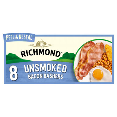 Richmond 8 Thick Cut Unsmoked Back Bacon 280g