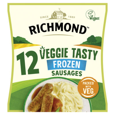Richmond 12 Veggie Tasty Vegetarian Sausages 456g
