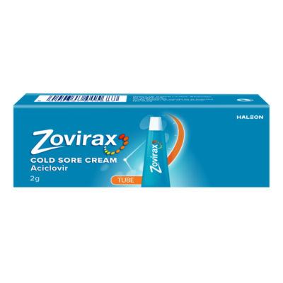 Zovirax Cold Sore Treatment Cream Aciclovir Tube 2g