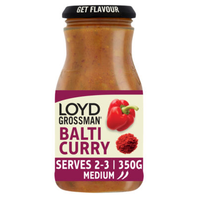 Loyd Grossman Indian Balti Curry Cooking Sauce 350g