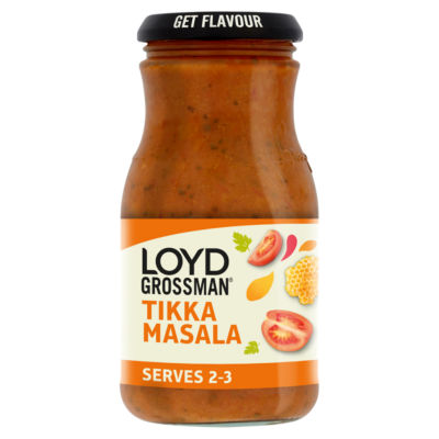 Loyd Grossman Tikka Masala Indian Curry Sauce 350g