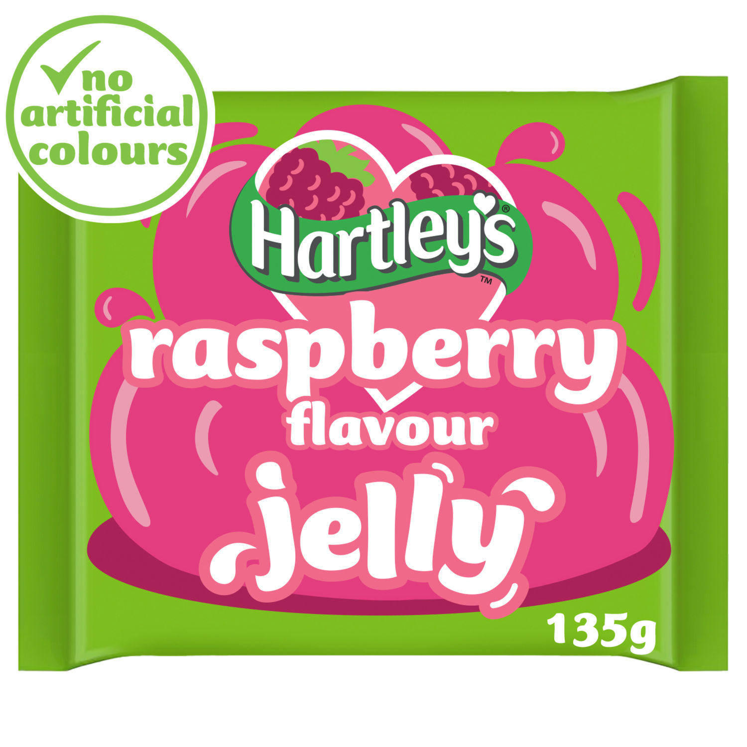 Hartley's Raspberry Flavour Tablet Jelly 135g