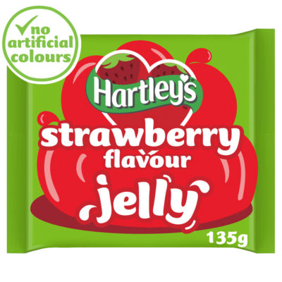 Hartley's Strawberry Flavour Jelly 135G