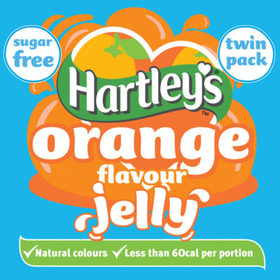 Hartleys Strawberry Flavour Crystal Jelly Sugar Free Twin Pack 23g
