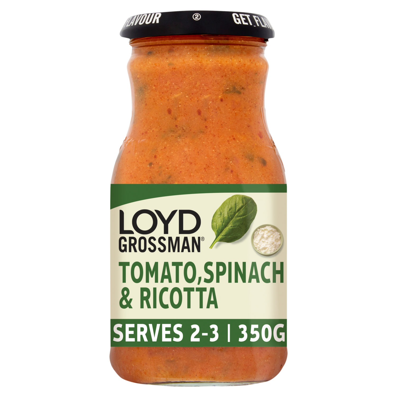 Loyd Grossman Tomato Spinach and Ricotta Pasta Sauce 350g
