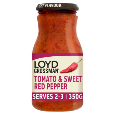 Loyd Grossman Tomato & Sweet Red Pepper Pasta Sauce 350g