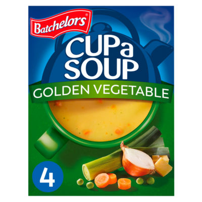 Batchelors Cup A Soup Golden Vegetable 4 Pack 82G