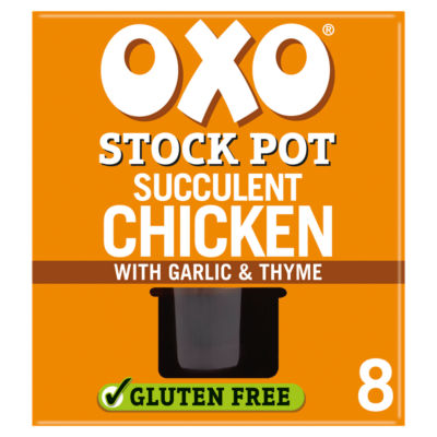 OXO Stock Pots Succulent Chicken with Bay & Parsley 8 Pack 160g