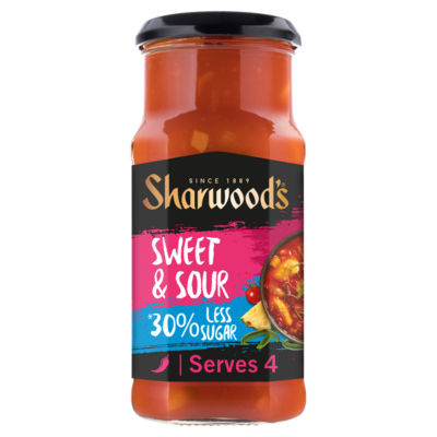 Sharwoods Reduced Sugar Sweet & Sour Cooking Sauce 425g