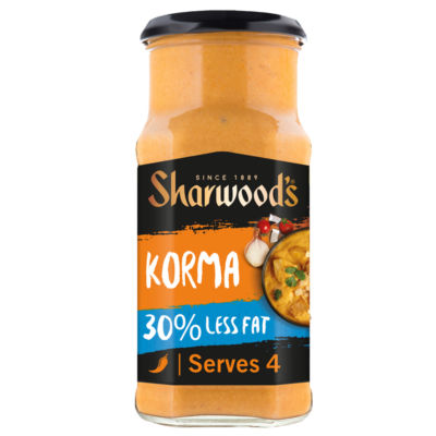 Sharwoods Indian Korma Reduced Fat Curry Cooking Sauce 420g