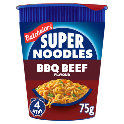 Batchelors Super Noodles Bbq Beef Flavour Pot 75G