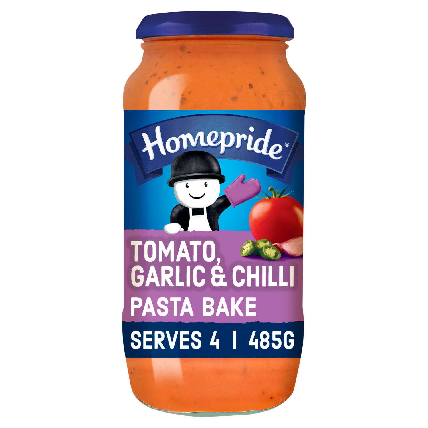 Homepride Pasta Bake Sauce Tomato Garlic and Chilli 485g