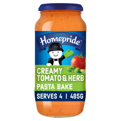 Homepride Pasta Bake Sauce Creamy Tomato And Herb 485G