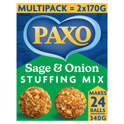 Paxo Sage & Onion Stuffing Mix 2 x 170g (340g)