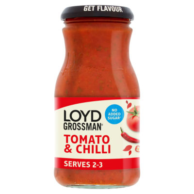 Loyd Grossman Tomato & Chilli Pasta Sauce 350G