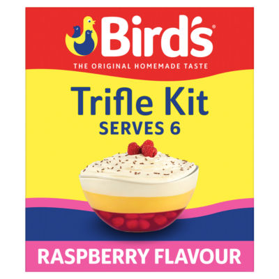 Birds Raspberry Flavour Trifle Instant Dessert Mix Kit 141g - ASDA ...