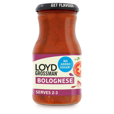 Loyd Grossman No Added Sugar Bolognese Pasta Sauce