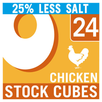 OXO 24 Reduced Salt Chicken Stock Cubes 142g