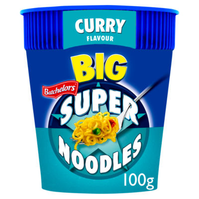 Batchelors Big Super Noodles Curry Instant Noodle Pot 100g
